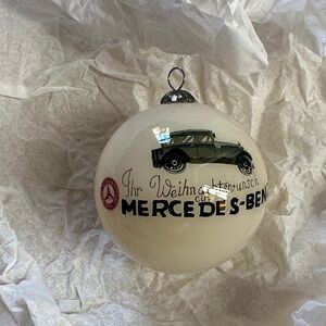 Cream Holiday Ornament